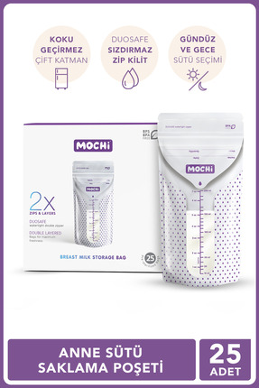 Mochi Anne Sütü Saklama Poşeti 25 Adet