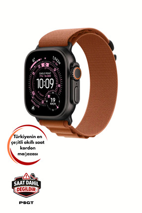 PSGT Terra Cota Apple watch Ultra Band 42-44-45-49mm S10-11 (46mm )Kordon Alp...