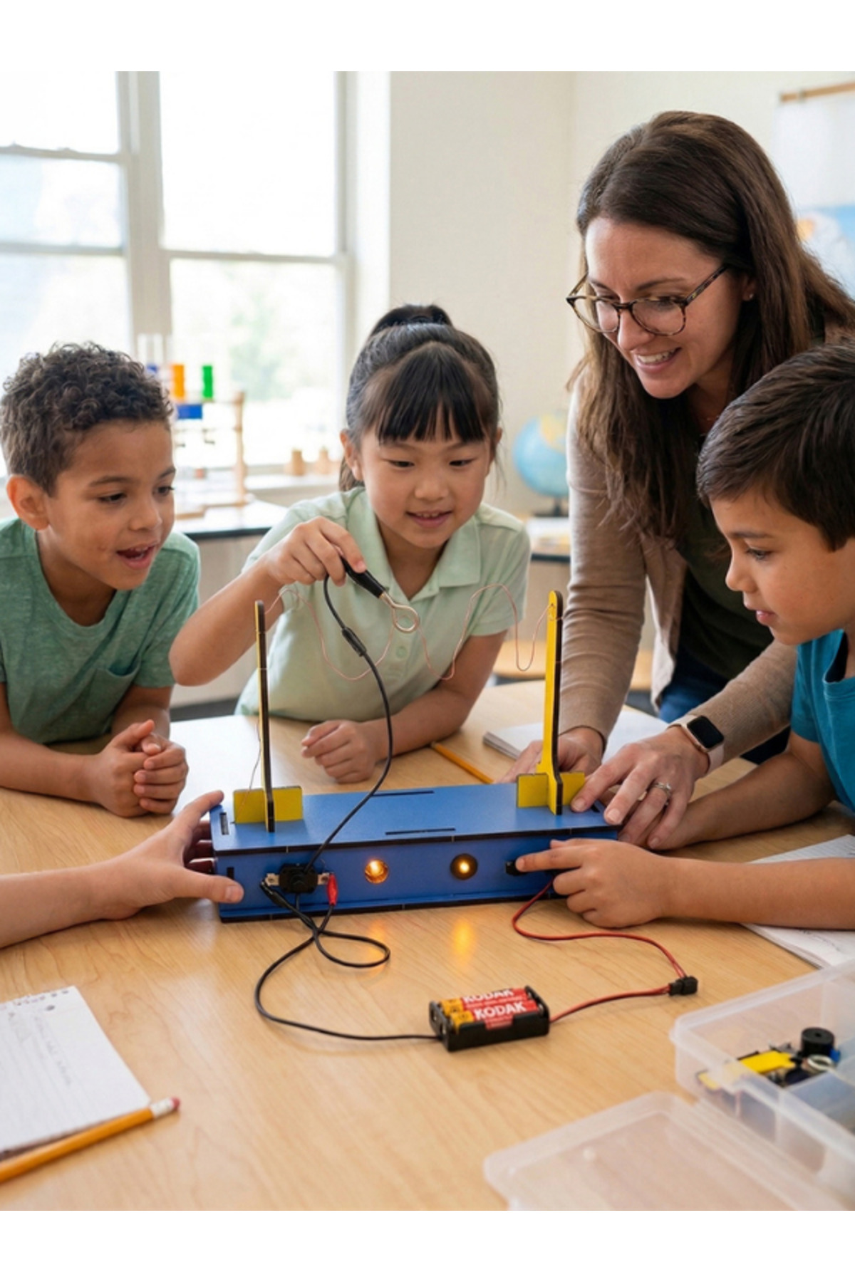 Lapin Deney Atölyesi Yüzük -  Kendin Yap Stem Bilim ve Deney Seti - DIY Montessori Eğitim - Maker Set fotoğrafı 2 (önizleme)