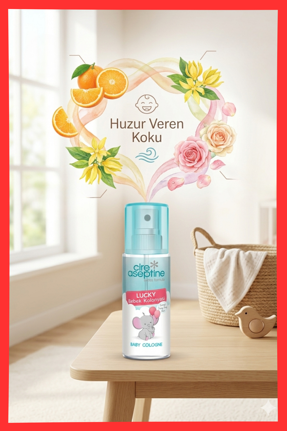 Cire Aseptine Bebek Kolonyası Lucky 150 ml fotoğrafı 2 (önizleme)
