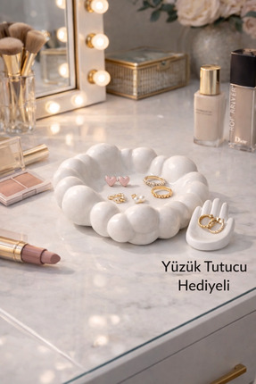 LORİCA Dekoratif Bubble Takı Tabağı el yapımı takı ve makyaj masası düzenleyi...