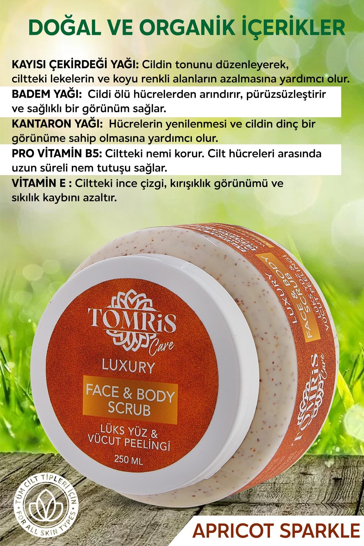 Lüks Yüz Ve Vücut Peelingi - Arındırıcı, Nemlendirici Ve Beyazlatıcı Etki 250 Ml — YVP4605 — تصویر 4 از 6