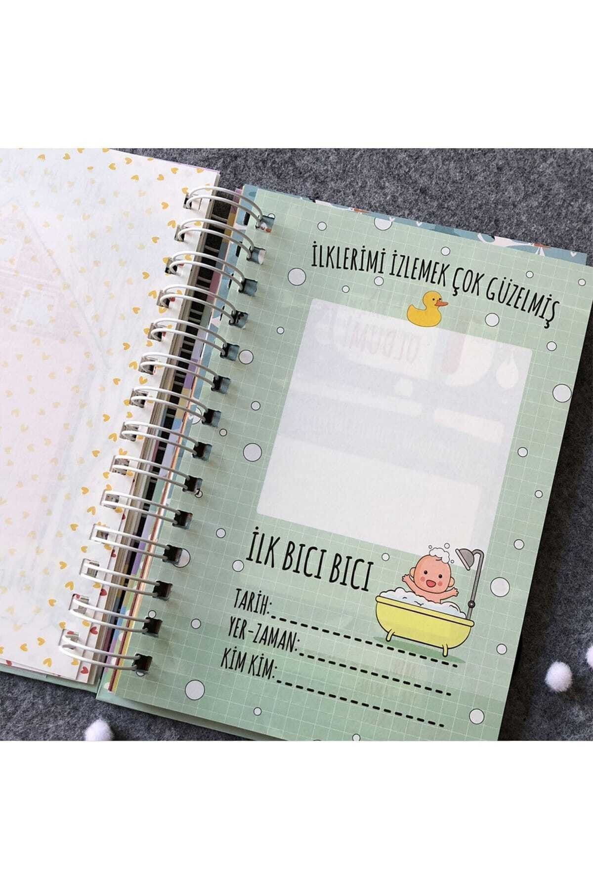 Bikutumutluluk Hediyelik - Merhaba Dünya Anne Bebek Ajandası Hamile Günlüğü Anı Defteri fotoğrafı 6 (önizleme)