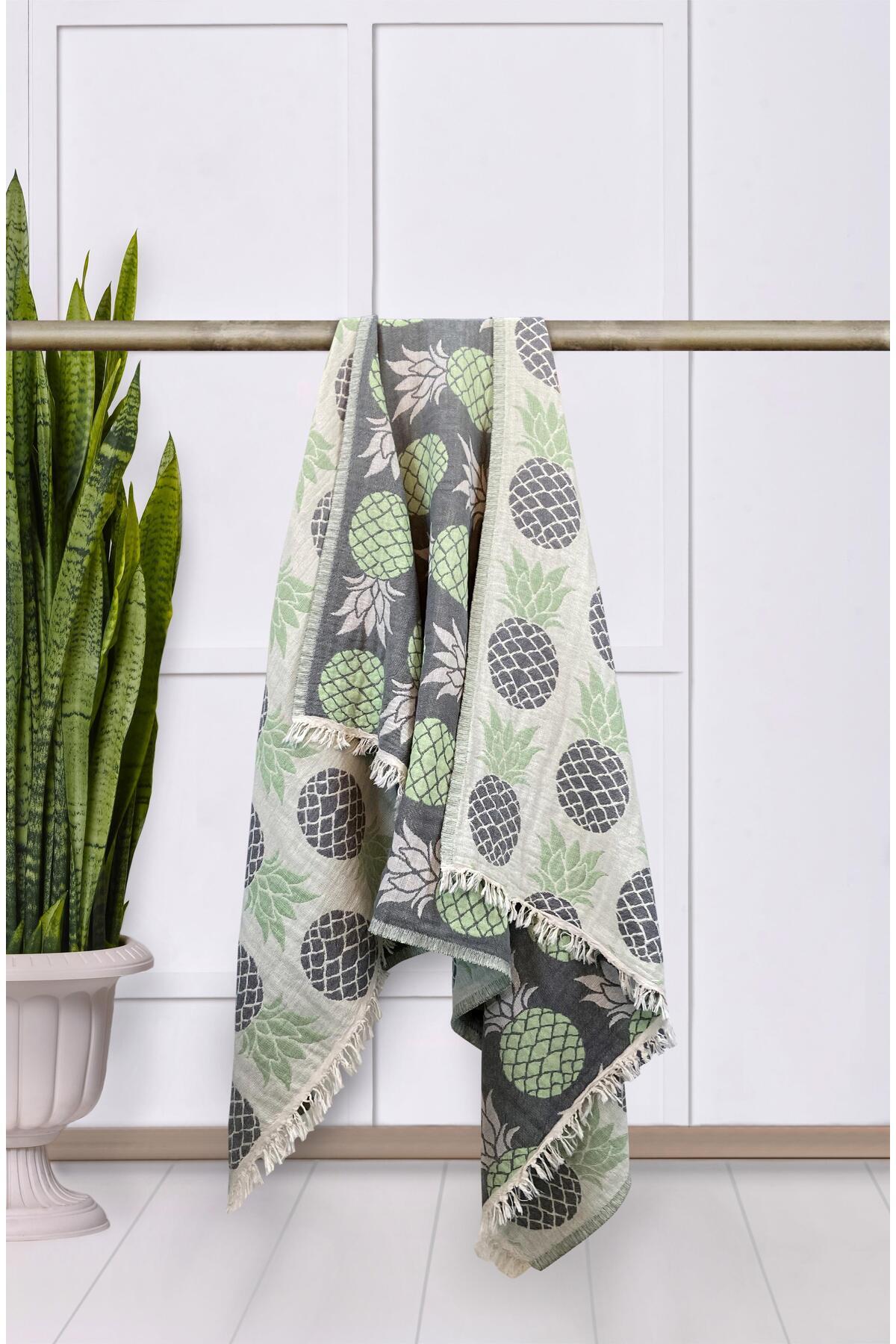 Muslin Peshtamal Towel 100% Cotton Beach Towel Soft Texture Bath Towel 90x170 cm
