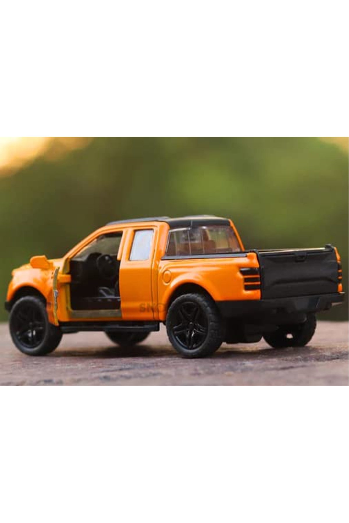 Genel Markalar Diecast,metal Oyuncak Araba Ford Raptor Çek Bırak Model Araba Lisanslı 1:36 Ölçek Araba fotoğrafı 3 (önizleme)