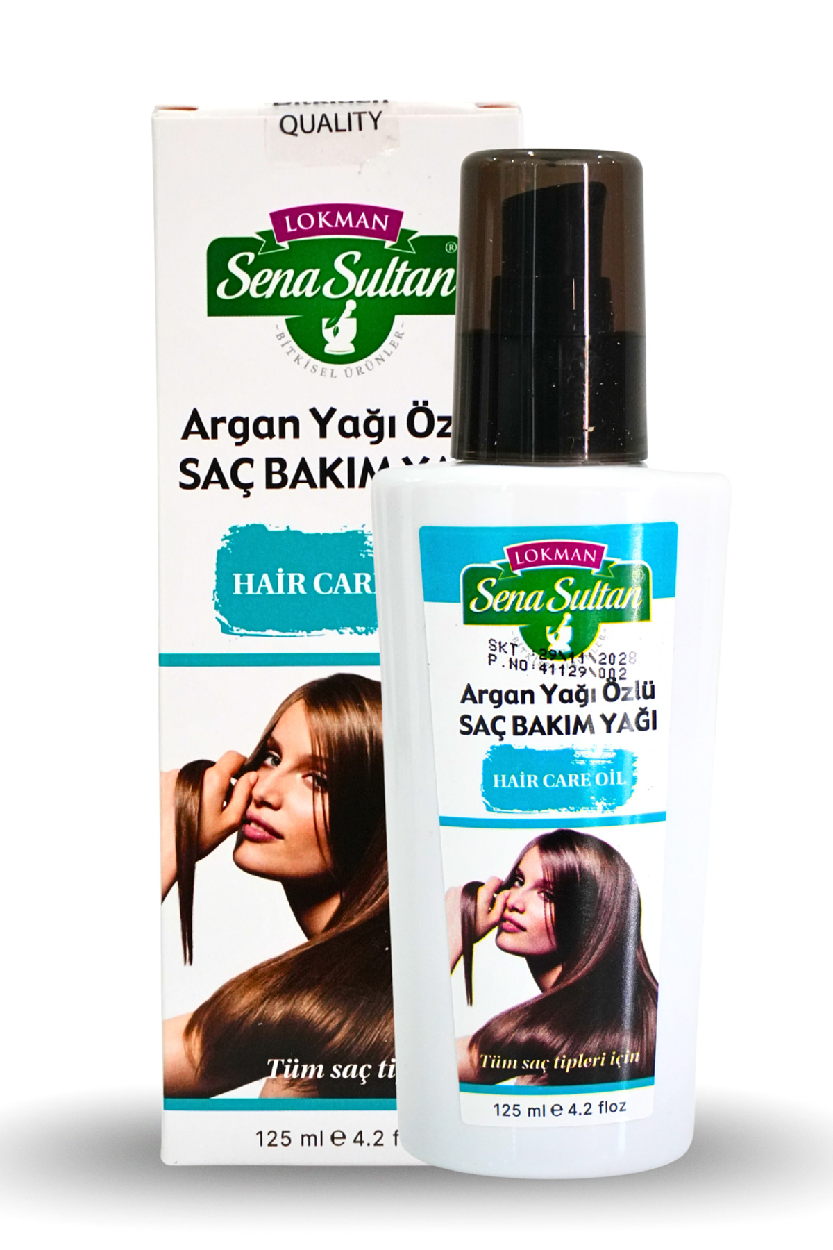Lokman Sena Sultan Argan Yağlı Saç Bakım Yağı 125 ml — 8680052704358
