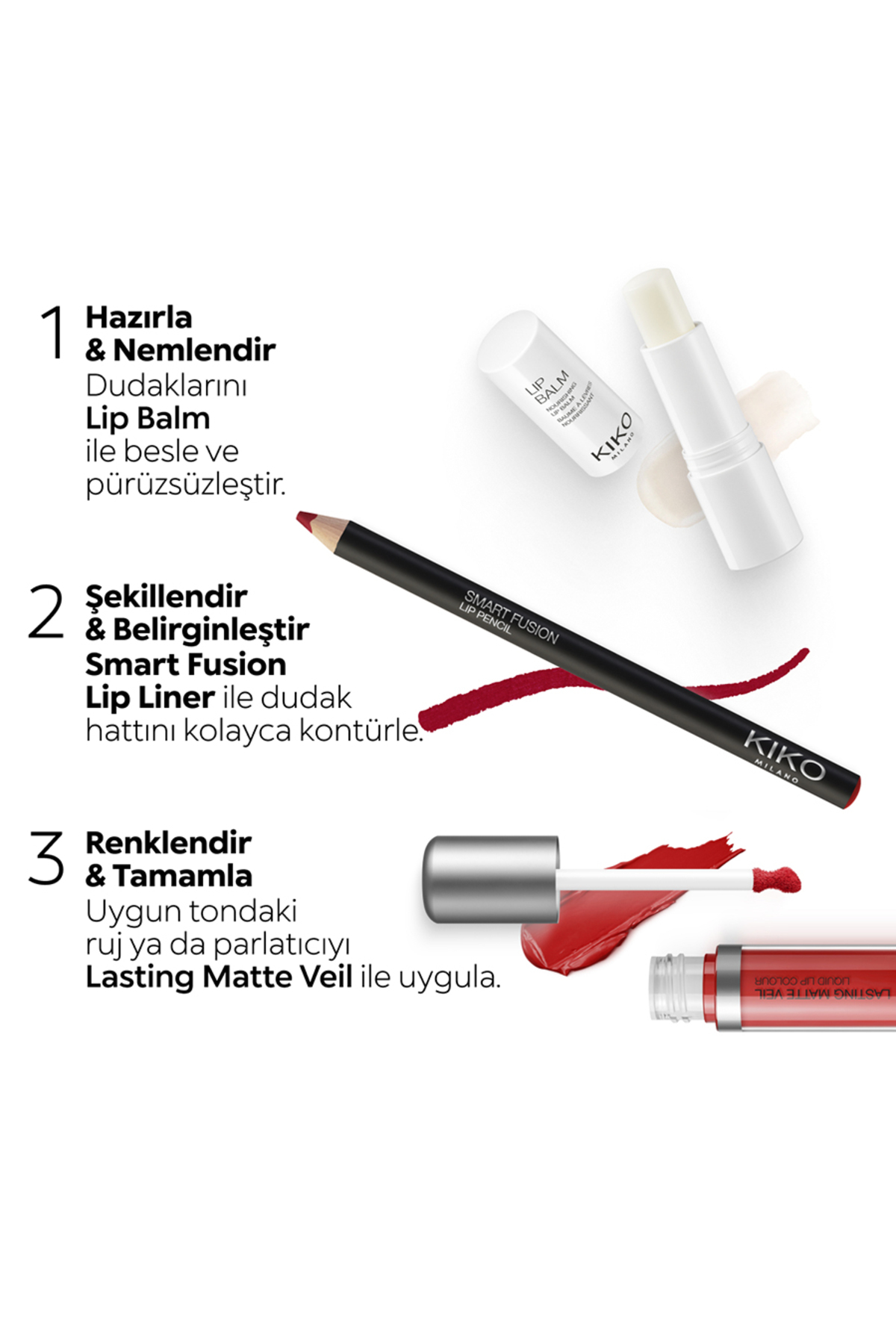 LIP PEN - Smart Fusion Lip Pencil - 521 Fuchsia — تصویری KM000000300021B — تصویر 6 از 7