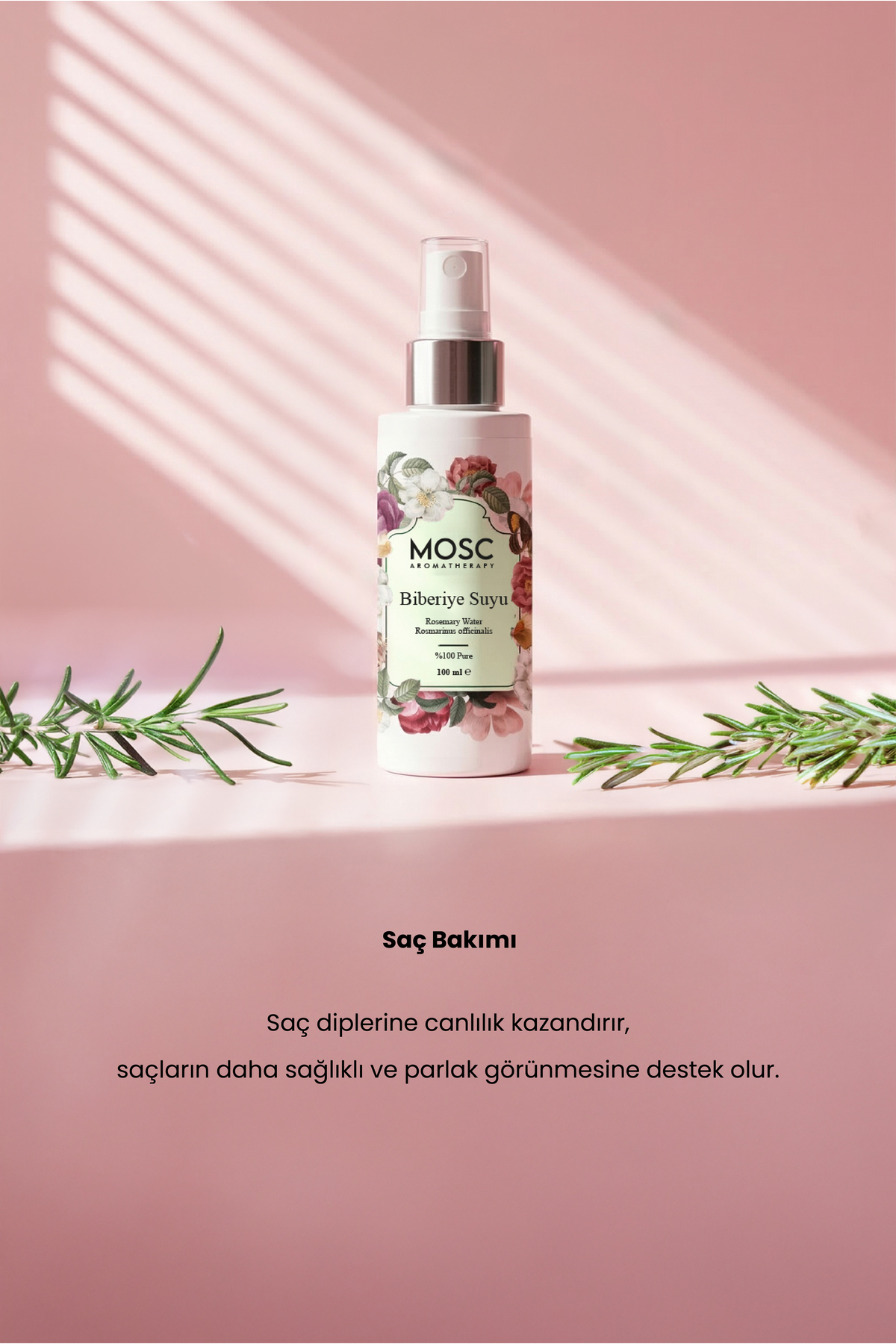 Biberiye Suyu 100 ml %100 Saf (Rosemary Water) — Mosc122 — تصویر 3 از 4