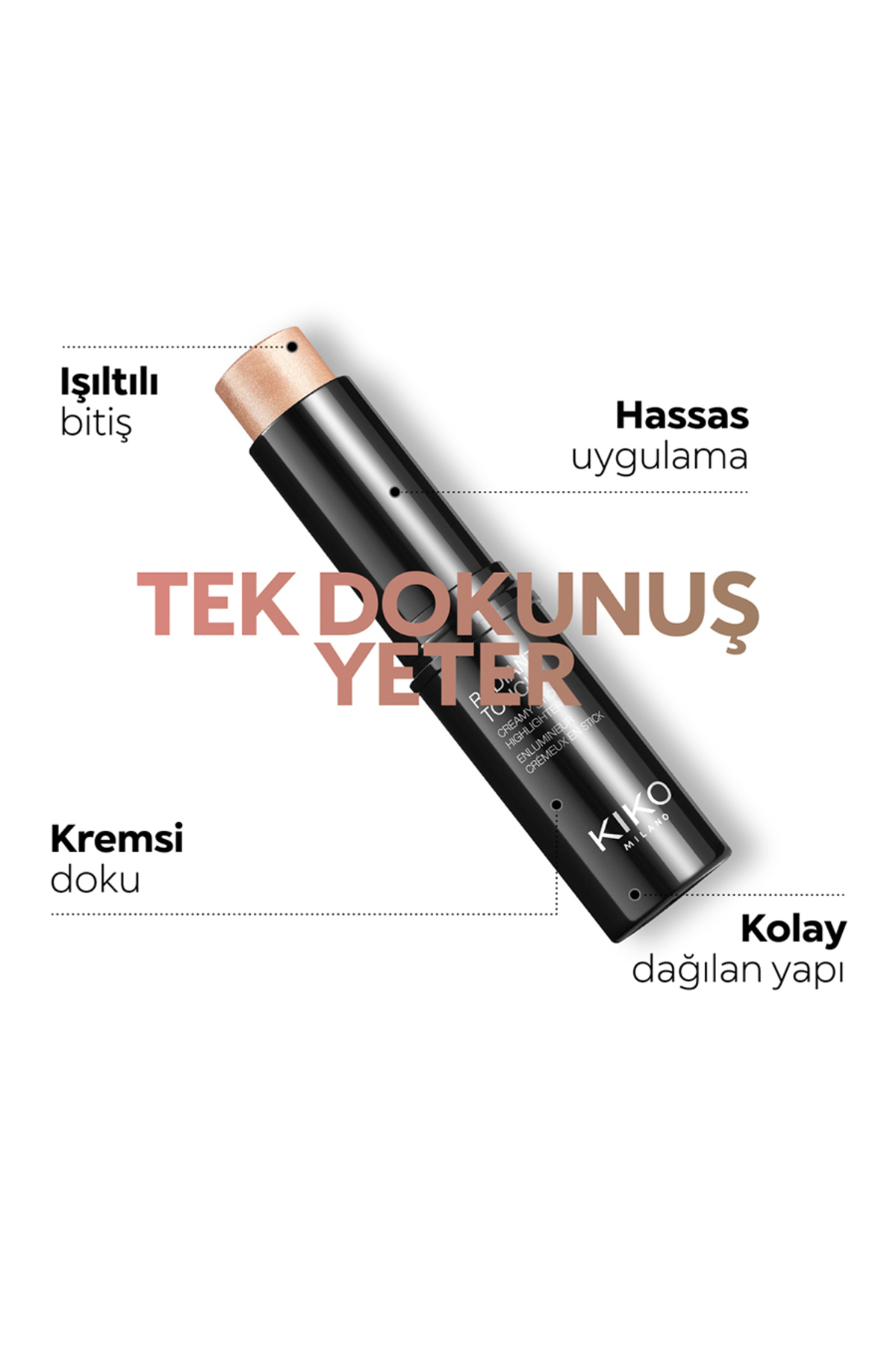 Aydınlatıcı Stick - Radiant Touch Creamy Stick Highlighter — طلایی RTCSH0902 — تصویر 8 از 8