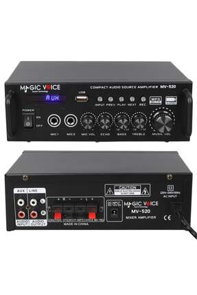 MagicVoice MV-520 Dijital Karaoke Mikser Amfi