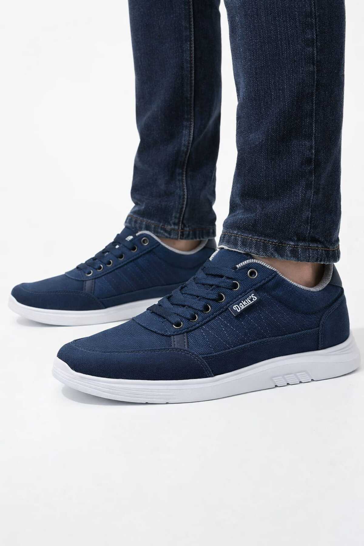 2038 Men's Linen Sports Shoes Blue