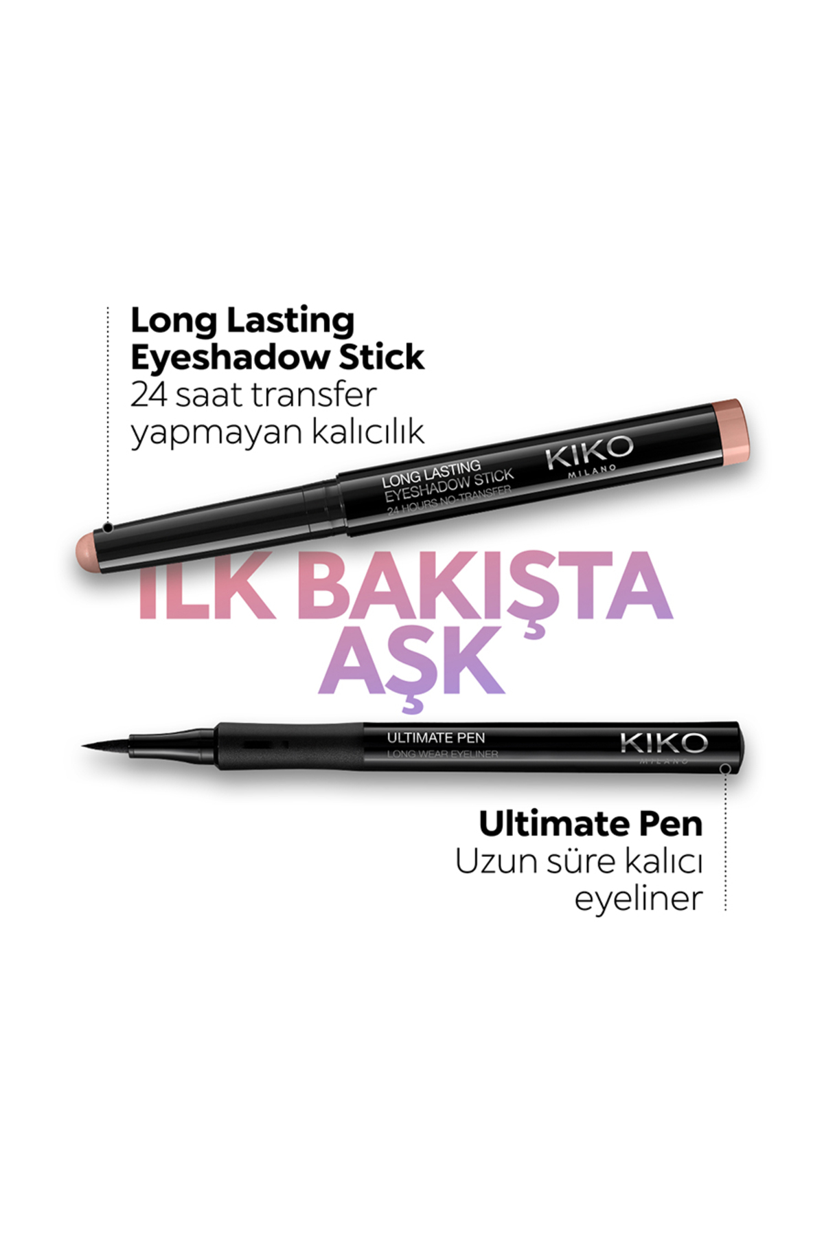 Göz Farı - Long Lasting Eyeshadow Stick  - 22 Anthracite -Kalıcı, Kremsi Kalem Far — خاکستری KM000000378022B — تصویر 4 از 7