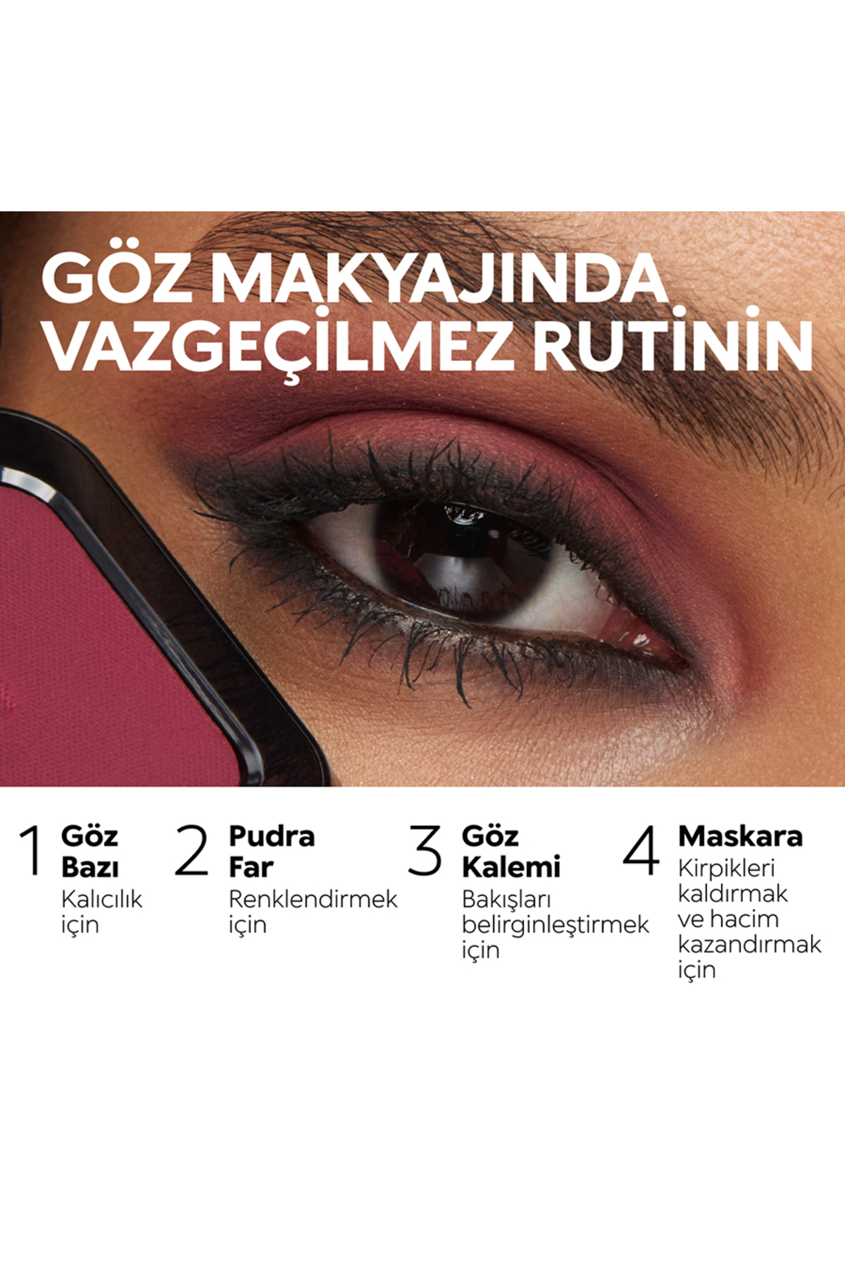Göz Farı - High Pigment Eyeshadow - 60 Green Teal -Yüksek Pigmentli — سبز KM000000356060B — تصویر 6 از 6