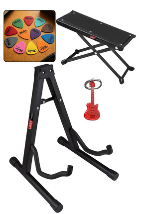 Lastvoice Gtr-111pdcp Profesyonel Gitar Standı Sehpası + Ayaklık + Capo