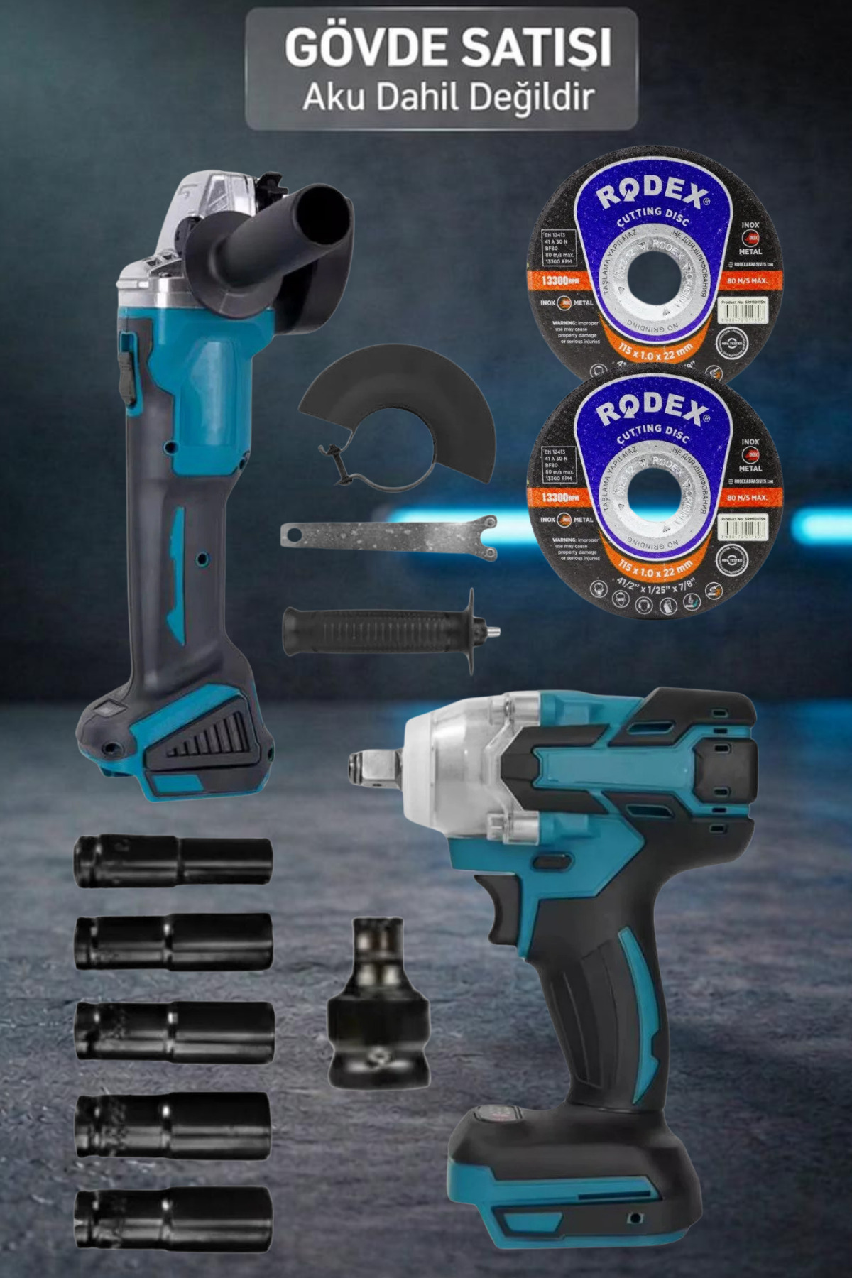 HAMMERKRAFT Bl Motor Kömürsüz Solo Gövde Şarjlı Spral Taşlama ve