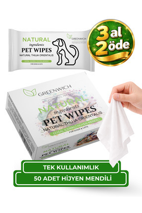 Greenwich Zero Point of Beauty Hijyen Mendili 50 Adet | Göz Kulak Ağız Pati Ç...