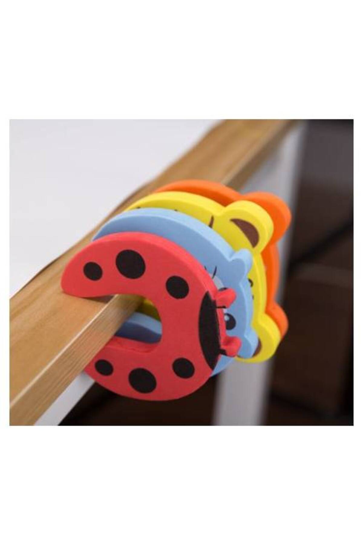 CMT Çocuk Bebek Güvenlik Parmak Koruyucu Kapı Stoperi 4 lü Set fotoğrafı 5 (önizleme)