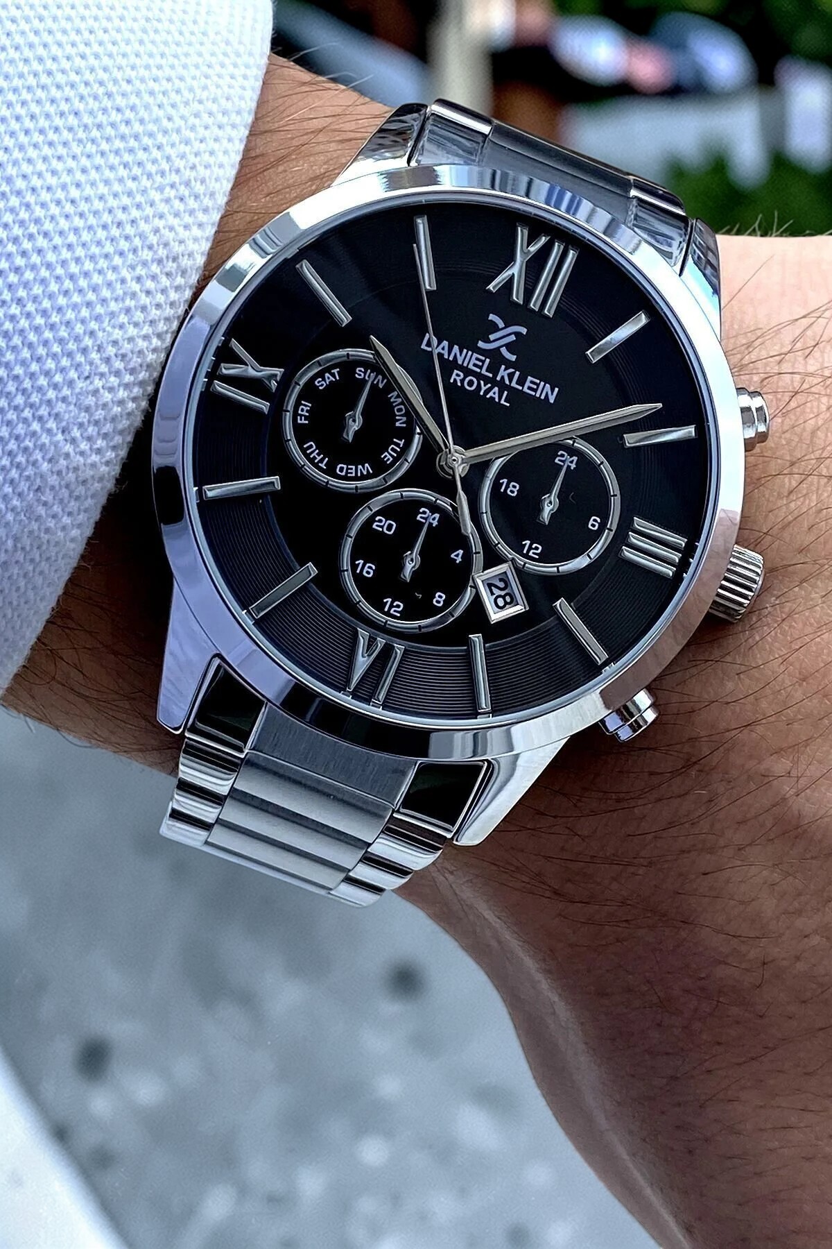 Daniel Klein  Yeni Sezon Özel Seri Çelik Gümüş Sevgiliye Sevgiler Günü Hediyesi Erkek Kol Saati Bileklik Hediyeli