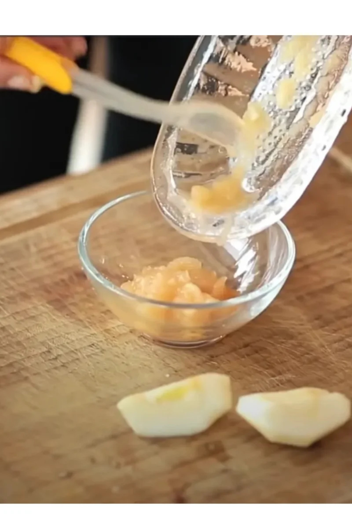 TEKNOLOJİBİZDE Cam Elma ve Sebze Rendesi Bebekler İçin Yemek Hazırlama fotoğrafı 3 (önizleme)