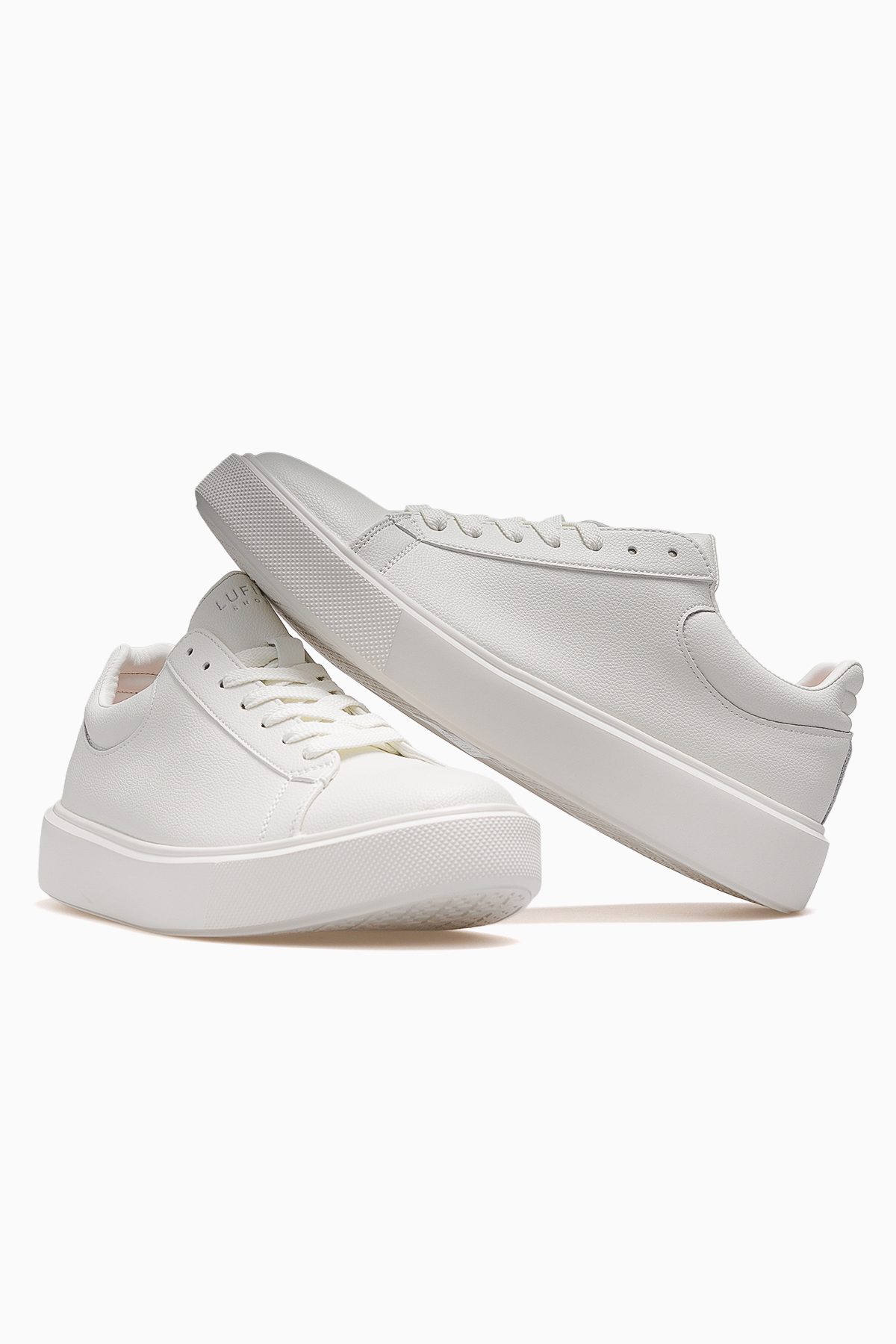 Lufian Erkek Beyaz Hakiki Deri Sneaker, Zamansız Şıklık ve Premium Konfor görsel 8