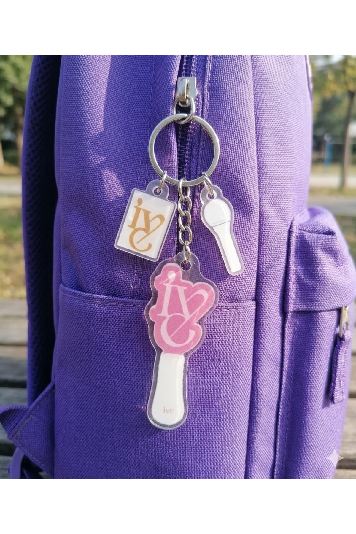 OWLBAG COMPANY OWL BAG Kpop İve grubu desenli acrylic anahtarlık