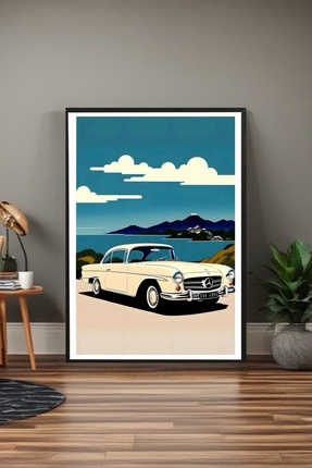 Sekiz8 Minimalist Siyah Çerçeveli Poster Tablo - 13x18 Dijital Baskı CER66