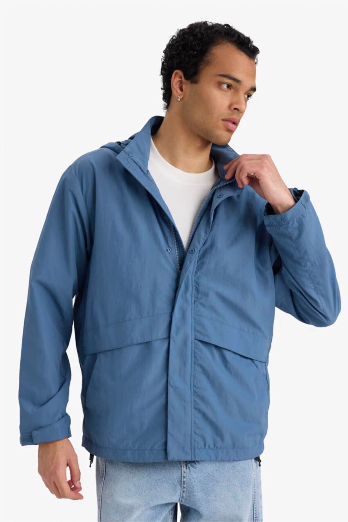 Defacto  Su İtici Kapüşonlu Yağmurluk D6305AX26SP - Görsel 3