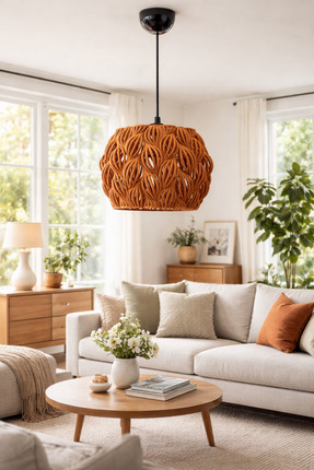 zeniz objects Modern Yaprak Desenli Sarkıt Avize – Minimalist Dekoratif Tavan...