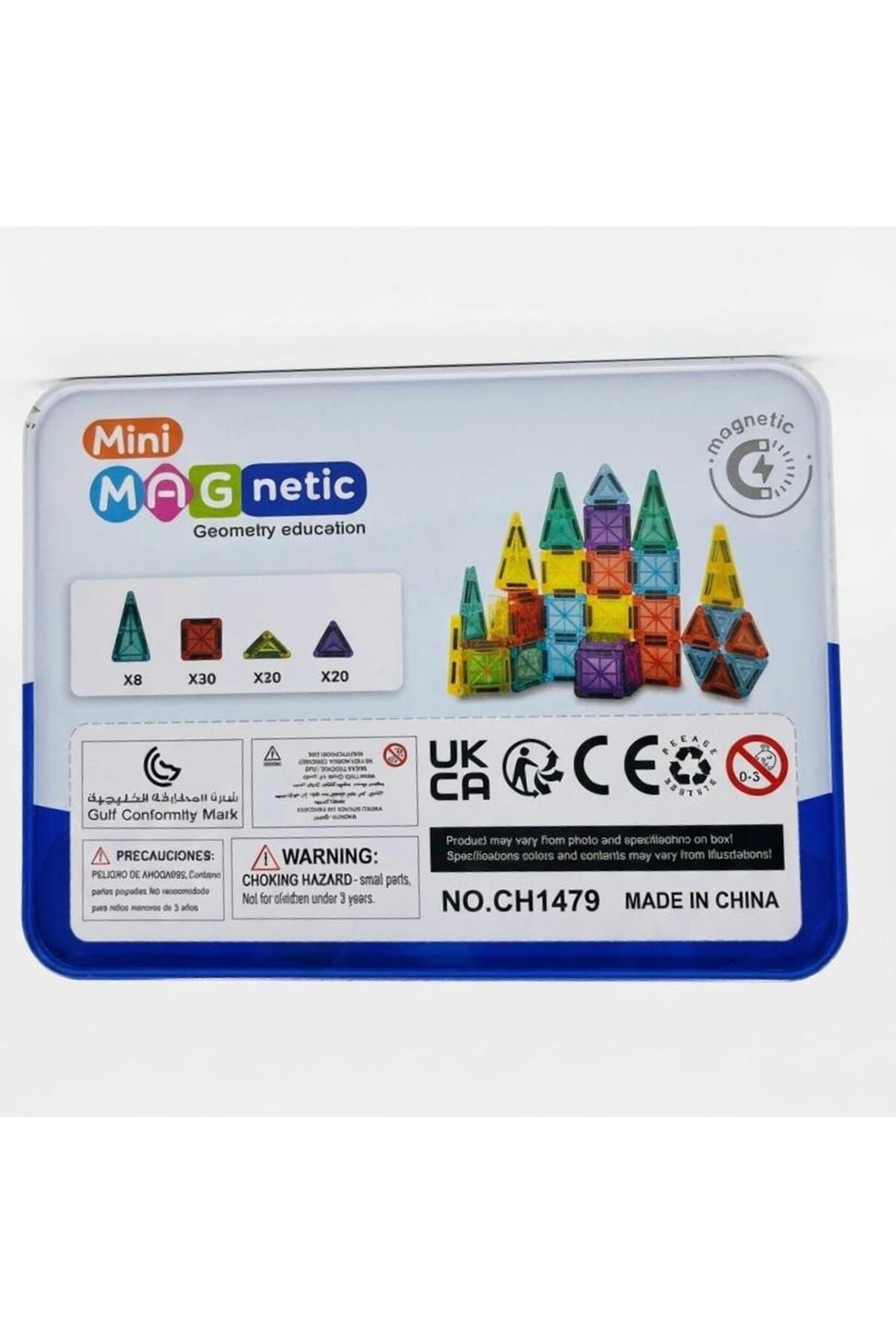 oydaş oyuncak Mini Magnetic Tiles 78 Parça 3.75cm Mini Manyetik Bloklar fotoğrafı 2 (önizleme)