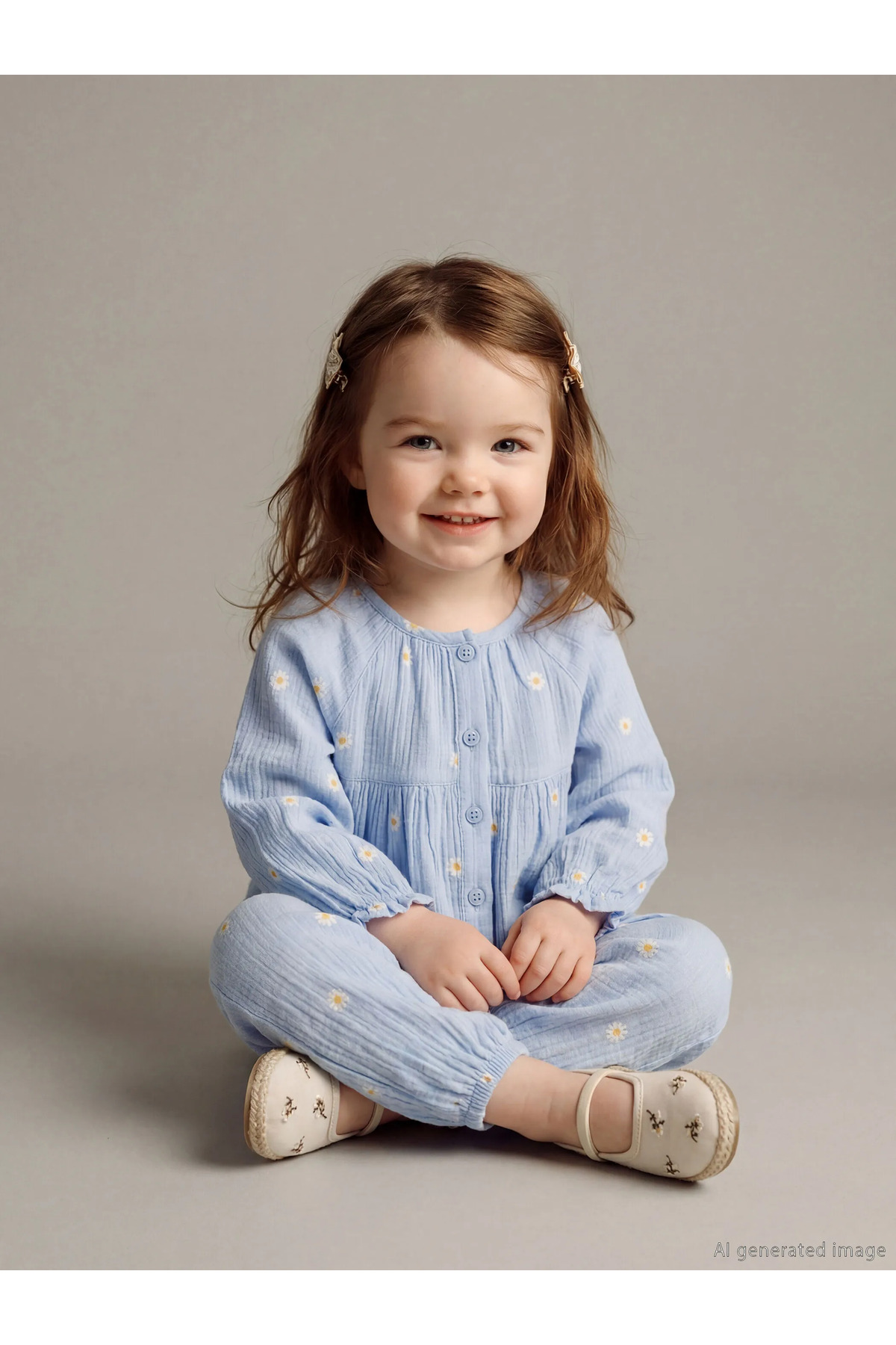 LC Waikiki Mavi Çiçekli Kız Bebek Gömlek ve Pantolon fotoğrafı 6 (önizleme)