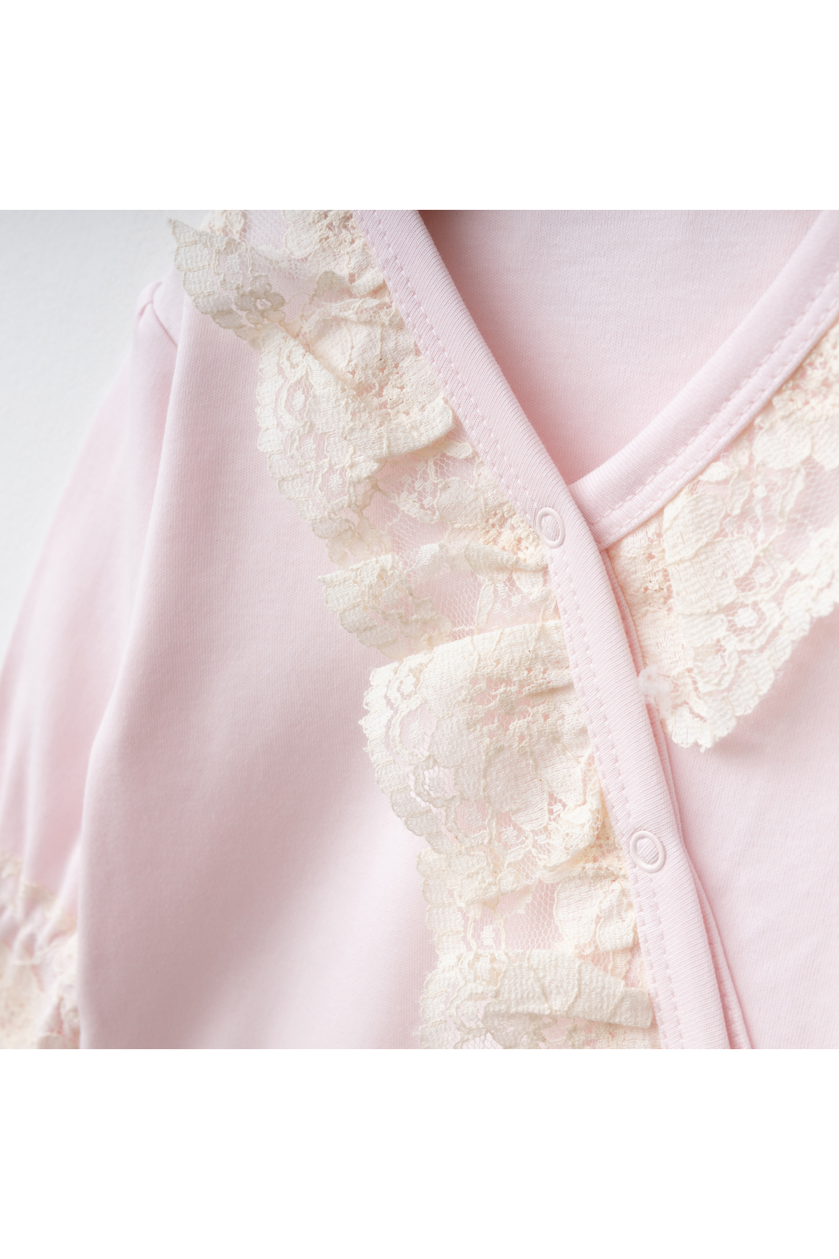 Miniday Baby Kız Bebek Dantelli Mevlütlük Tulum Bandanalı Yeni doğan Hastane çıkışı Abiye Mevlitlik %100 Pamuk 10 fotoğrafı 3 (önizleme)