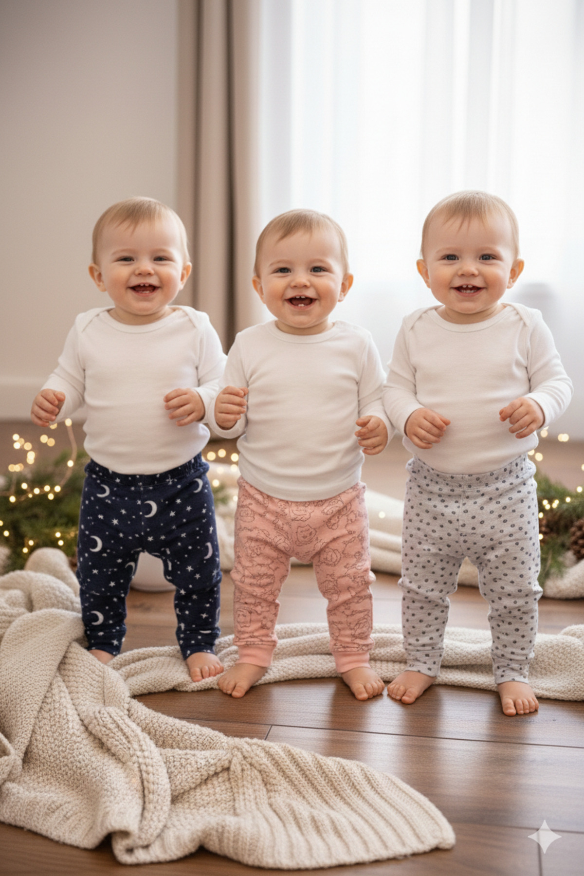 Butik 3lü 0.6 ay bebek pijama tayt fotoğrafı 3 (önizleme)