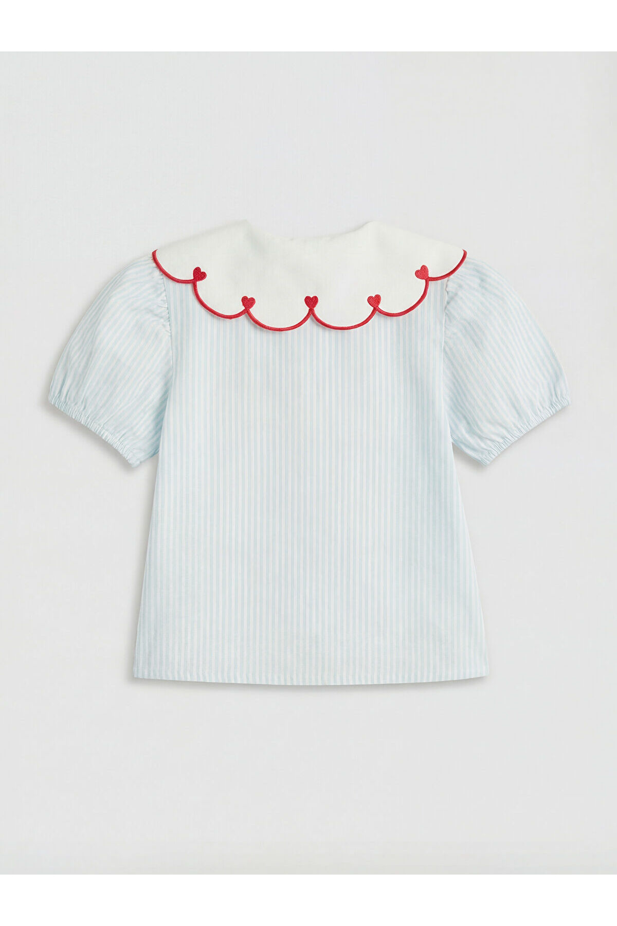 LC Waikiki UZG STORE'dan Stil Sahiplerine Bebe Roba Yaka Çizgili Kız Çocuk Gömlek fotoğrafı 3 (önizleme)