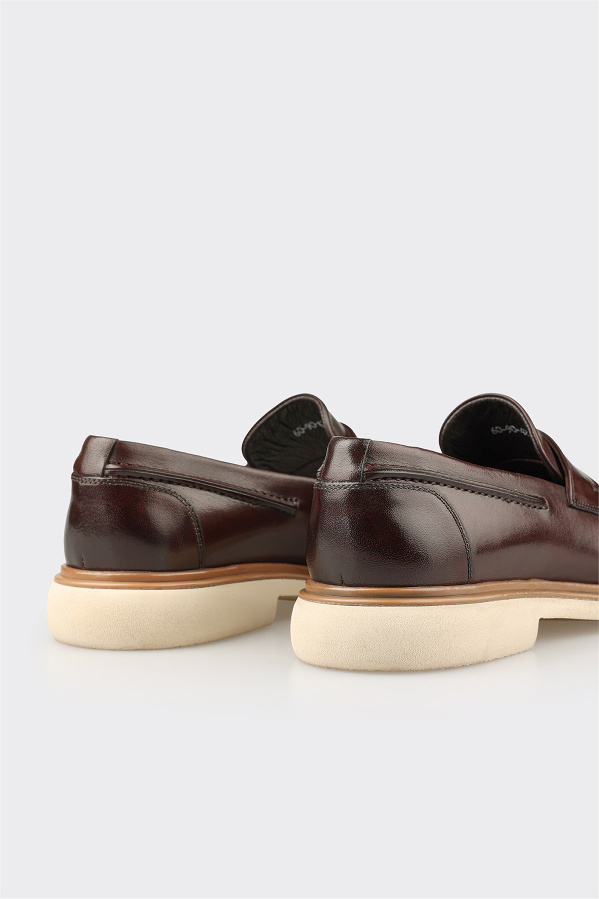Elle Shoes Kahve Deri Erkek Günlük Ayakkabı görsel 5