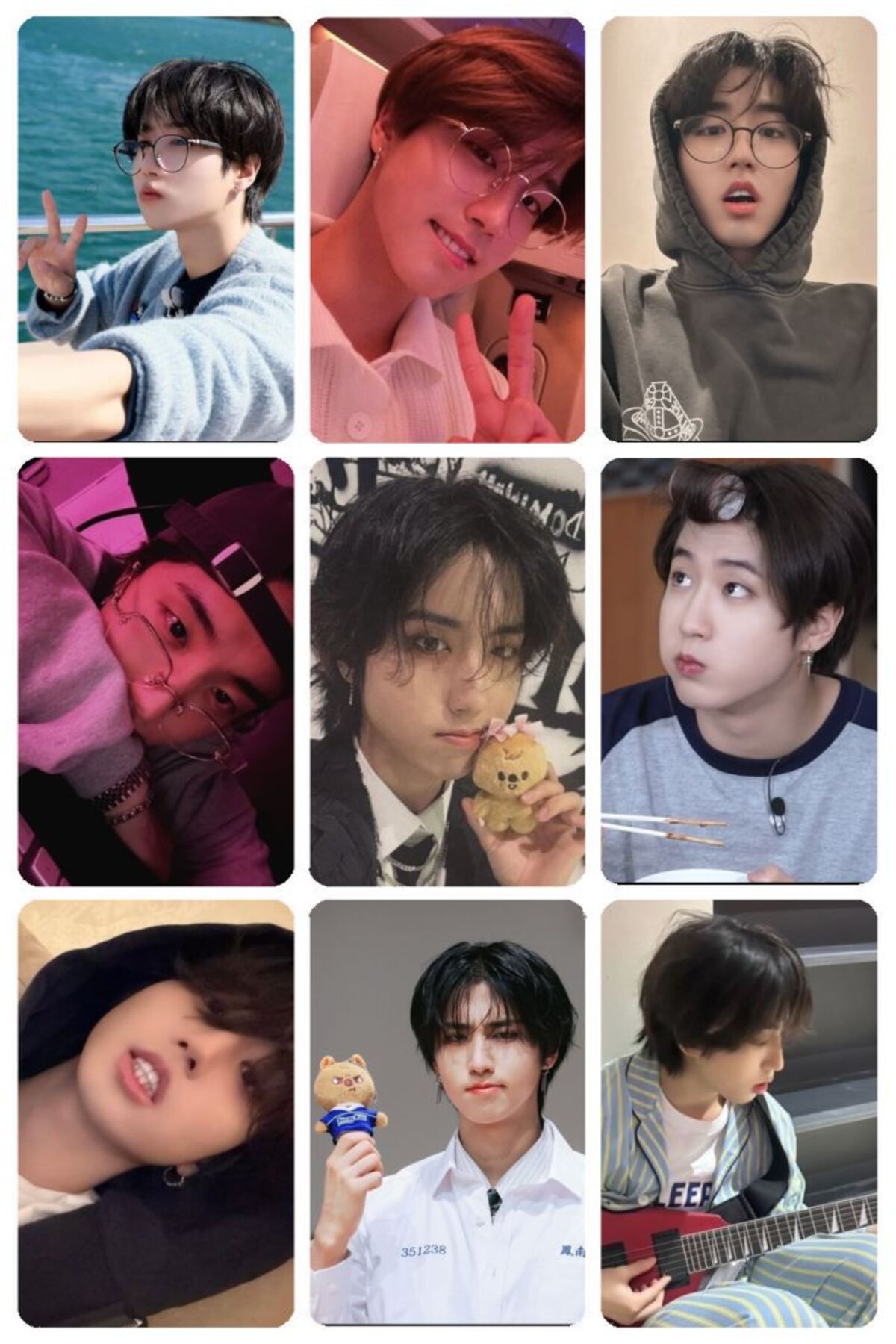 StrayKids HAN フォトカード sevimliflower HAN JİSUNG STRAY KİDS 1 ADET FOTOKART PVC KAPLI 9*6