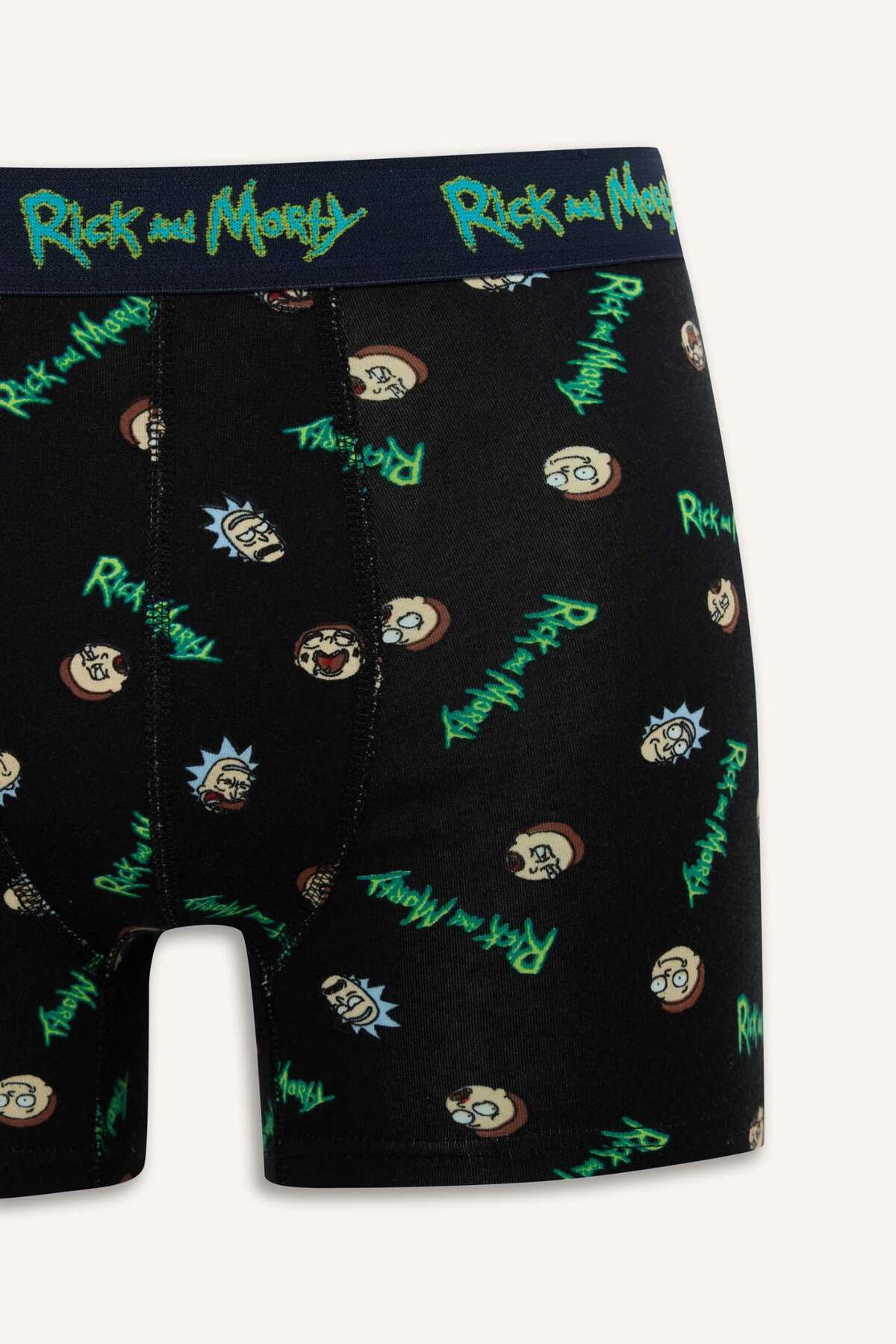 DeFacto Rıck and Morty Regular Fit 3'lü Boxer G8354AX26SP görsel 4