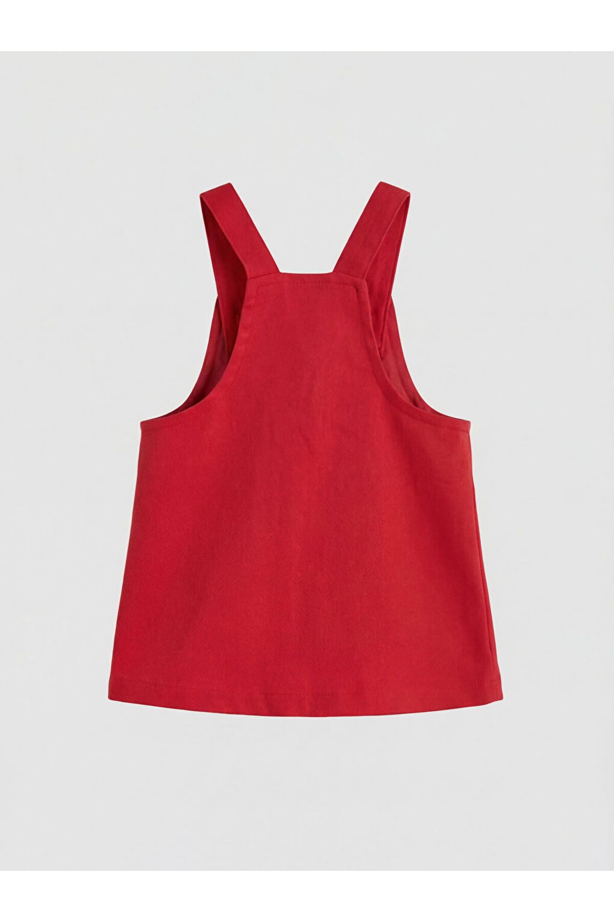 LC Waikiki Kırmızı Fiyonklu Kız Bebek Gabardin Elbise fotoğrafı 3 (önizleme)