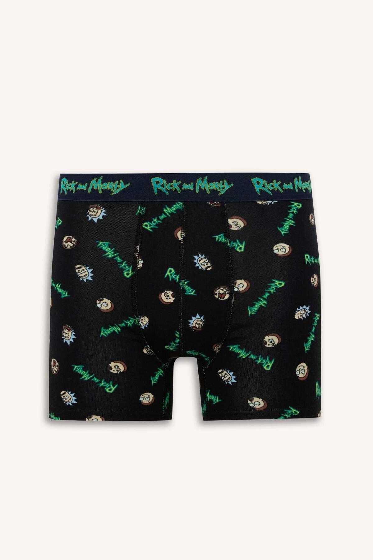 DeFacto Rıck and Morty Regular Fit 3'lü Boxer G8354AX26SP görsel 2