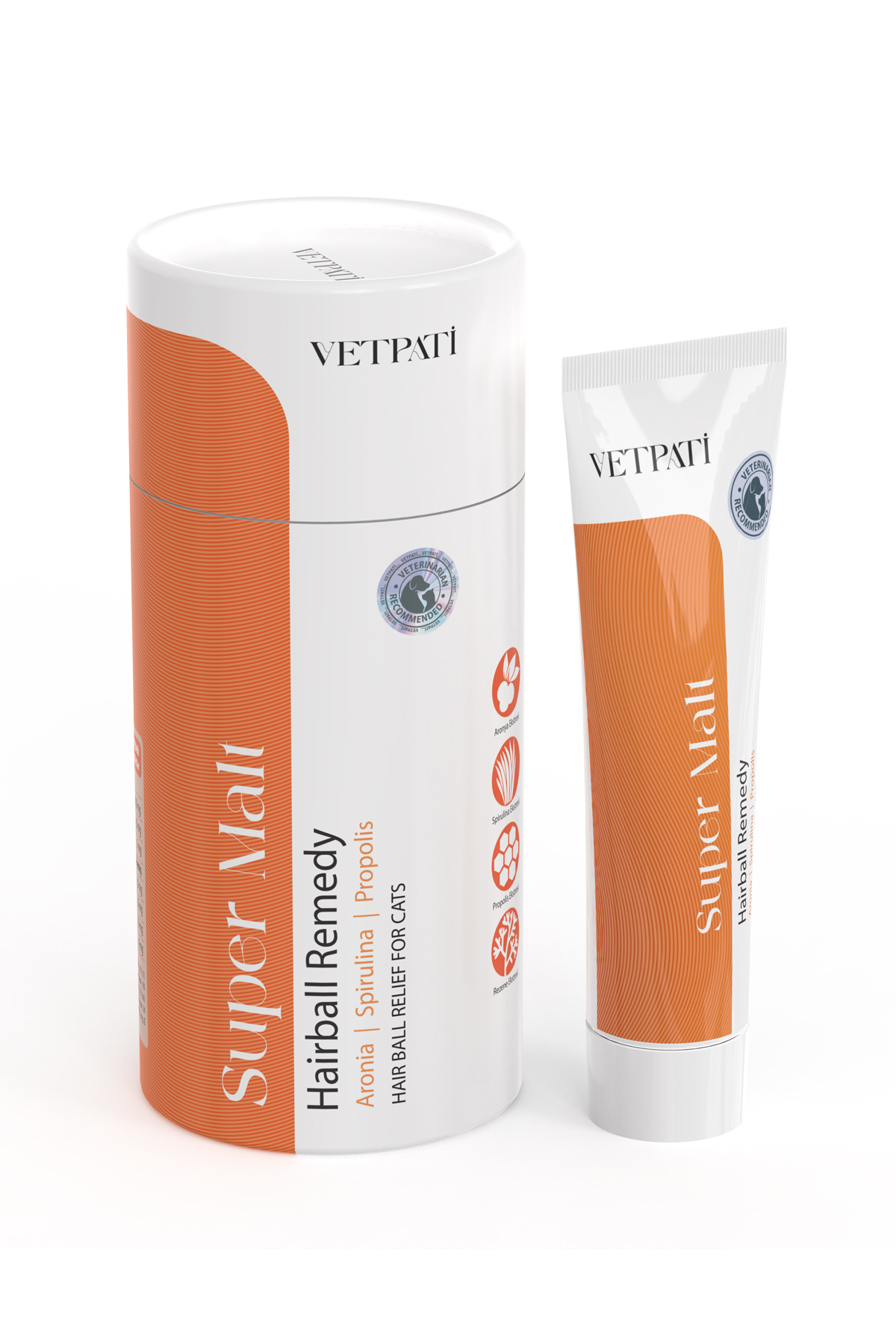 Vetpati Super Malt - Tüy Yumağı Önleyici, Sindirim ve Bağışıklık Destekli, Propolis & Spirulina İçerikli - Fiyatı, Yorumları