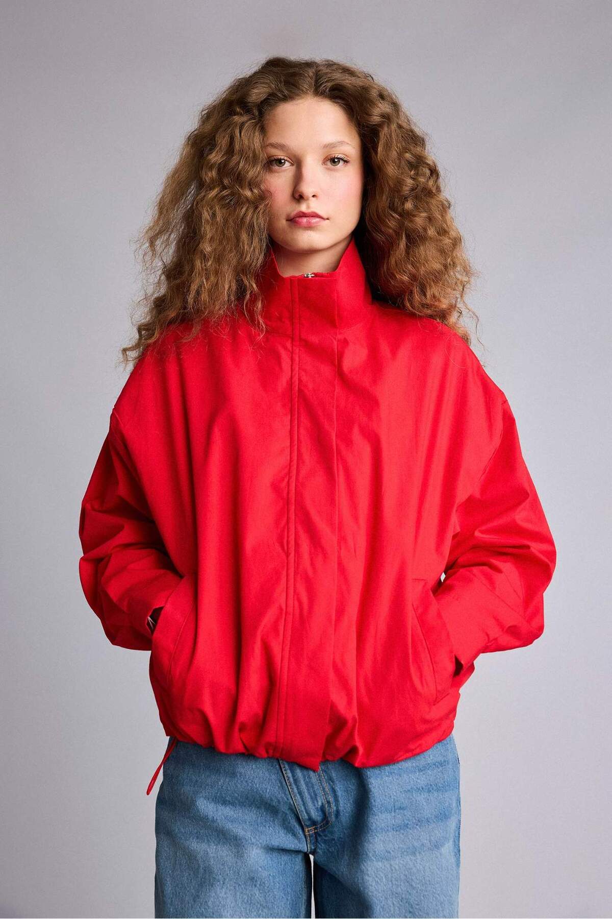 Defacto  Tafta Poplin Ceket G9511AX26SP - Görsel 3