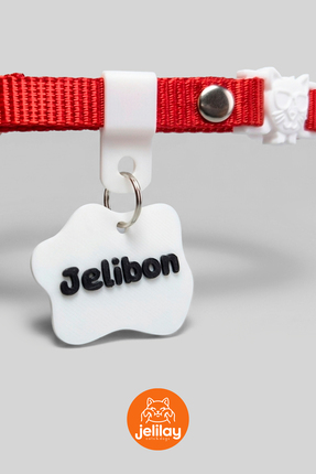 Jelilay Charmlı, İsimlikli, Telefon Numarası Yazılı, Kedi Boyun Tasması (Safe...