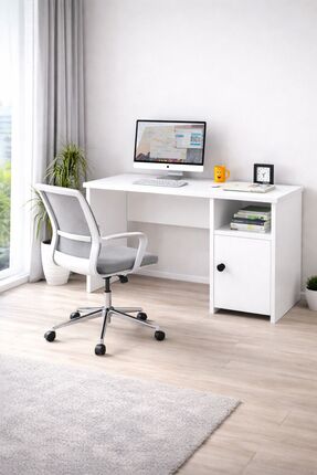 MOBİX HOME MK13 Çalışma Masası Beyaz