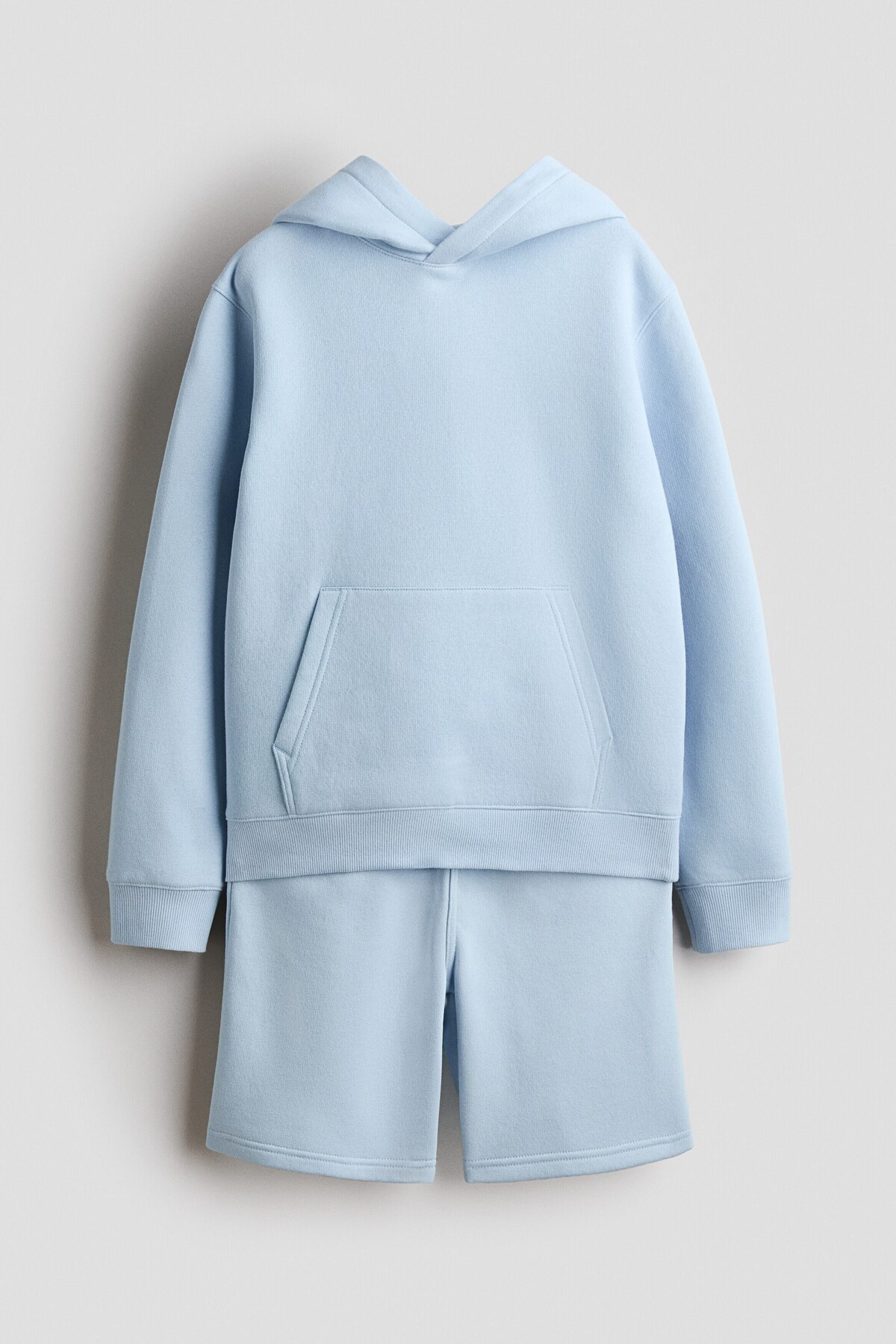 ست دو تکه هودی و سویشرت شلوارک اچ اند ام ست تی شرت و شلوارک H&M