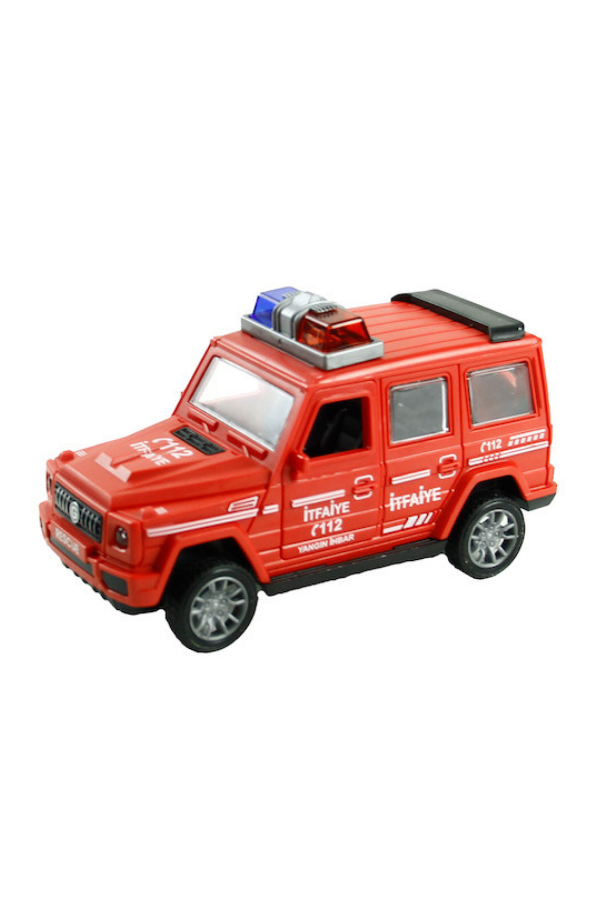 craftivio 4x4 Acil Müdahale Araçları - Çek Bırak Oyuncak Araba - Polis Jandarma İtfaiye Ambulans fotoğrafı 3 (önizleme)