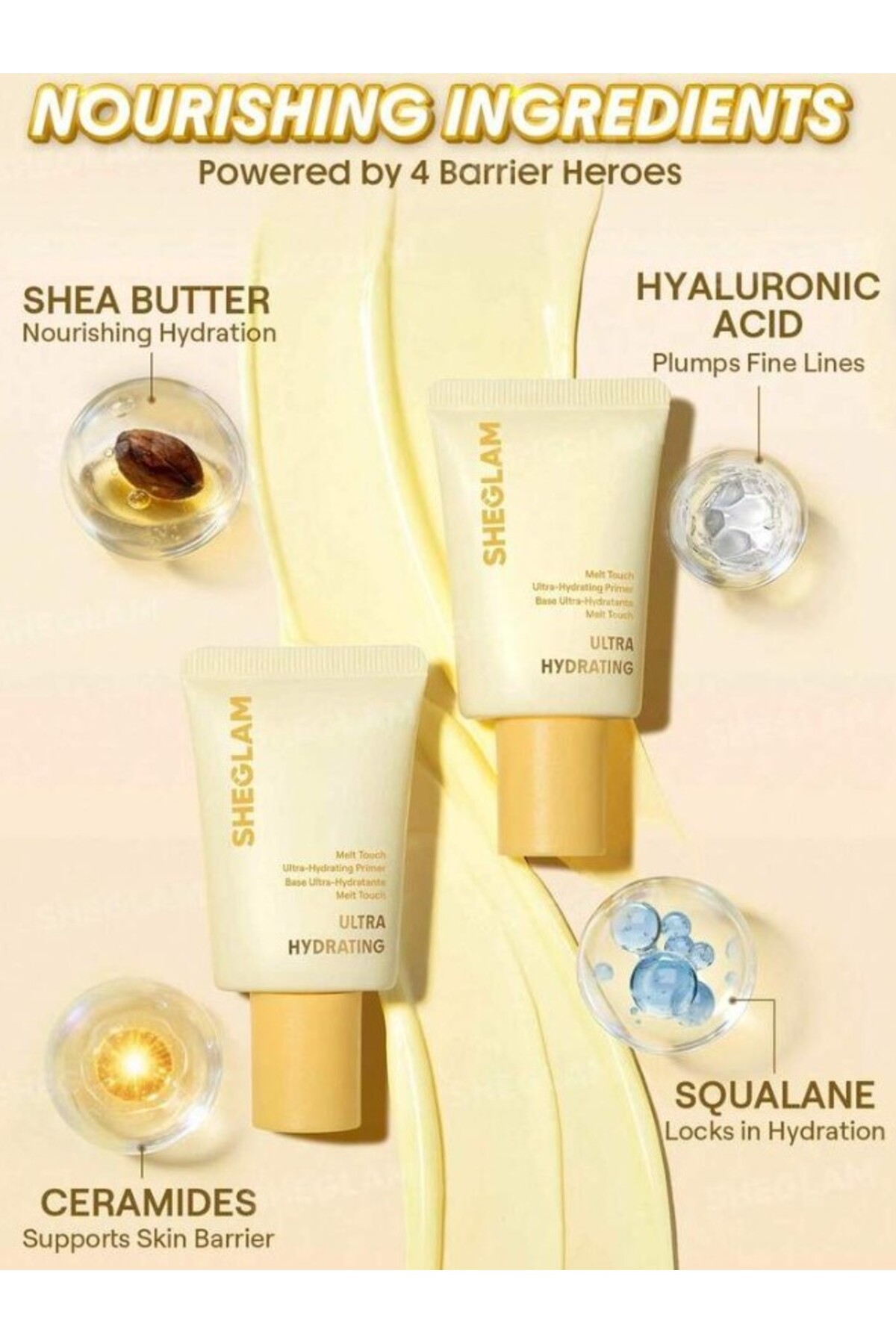 Melt Touch Ultra Nemlendirici Makyaj Bazı-Yoğun Nem Veren & Pürüzsüzleştirici Primer (Kuru Cilt) — بژ SB251204411725111313
