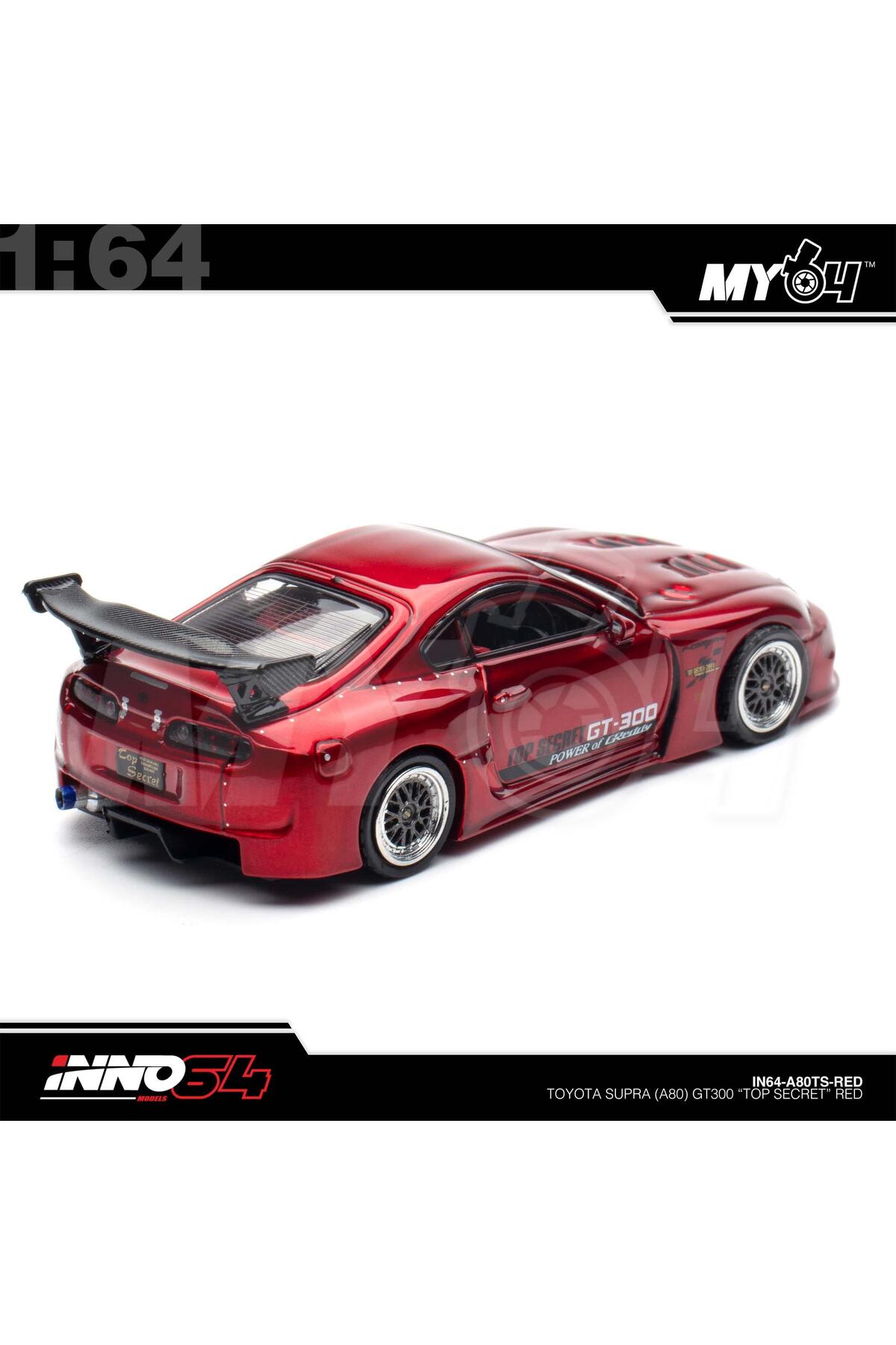 Inno Inno64 1/64 ölçek toyota supra a80 top secret gt300 model