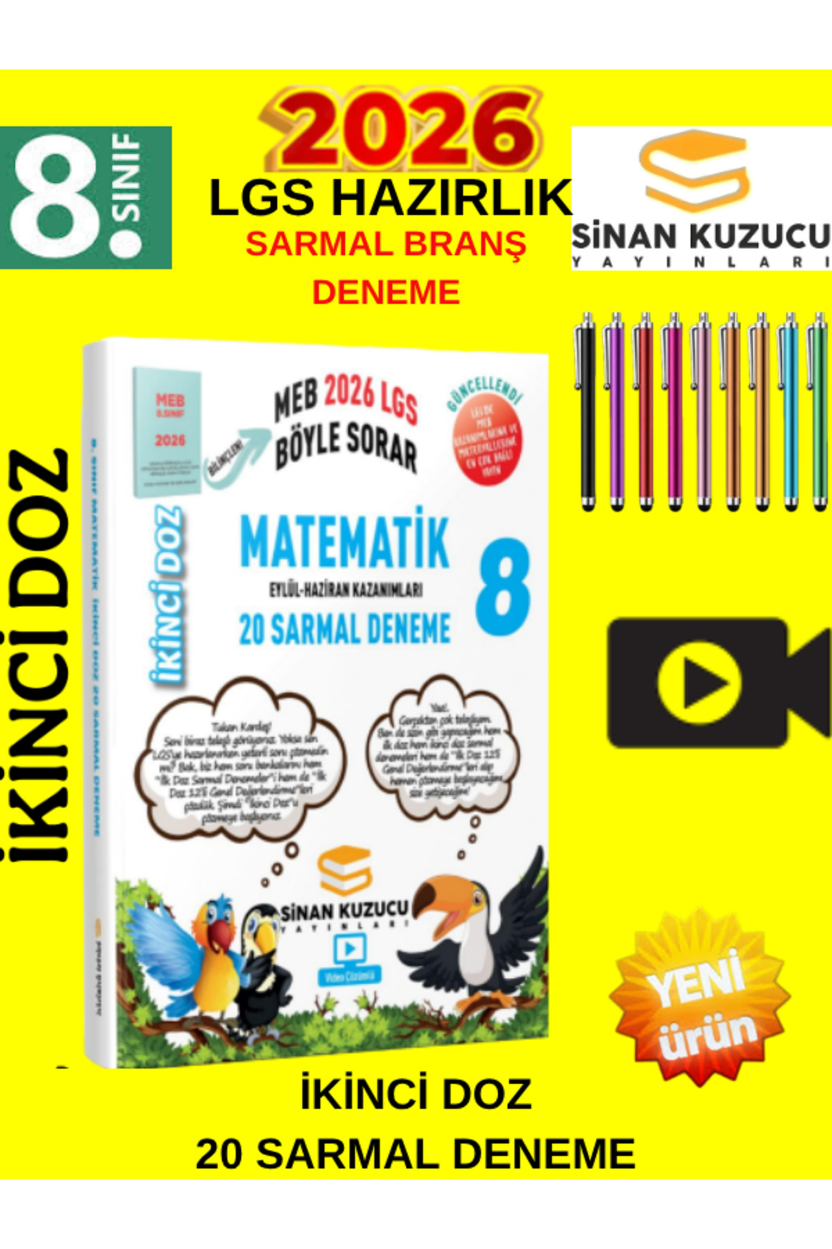 SİNAN KUZUCU YAYINLARI SİNAN KUZUCU 8. Sınıf İKİNCİ DOZ Sarmal