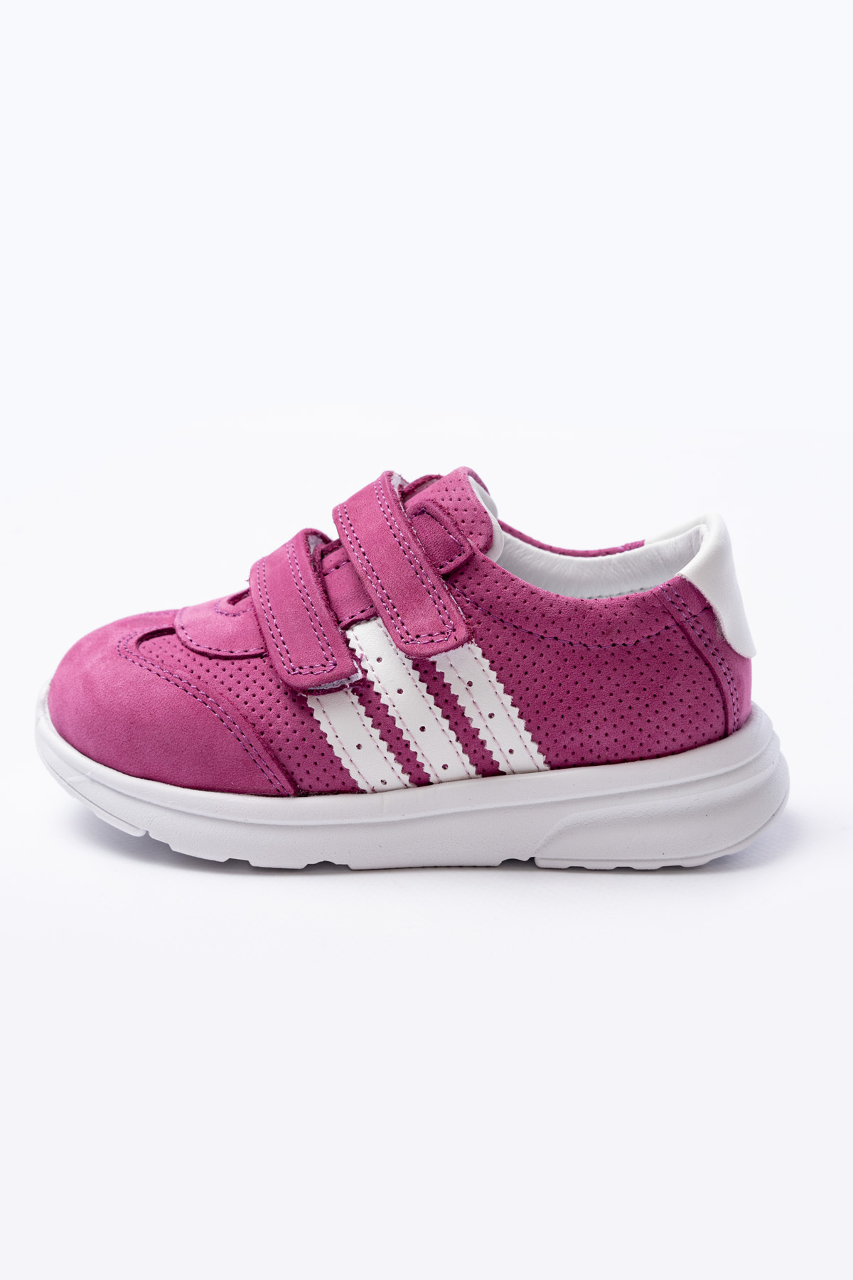 Genuine Leather Orthopedic Sole Velcro First Step Girls Sports Shoes