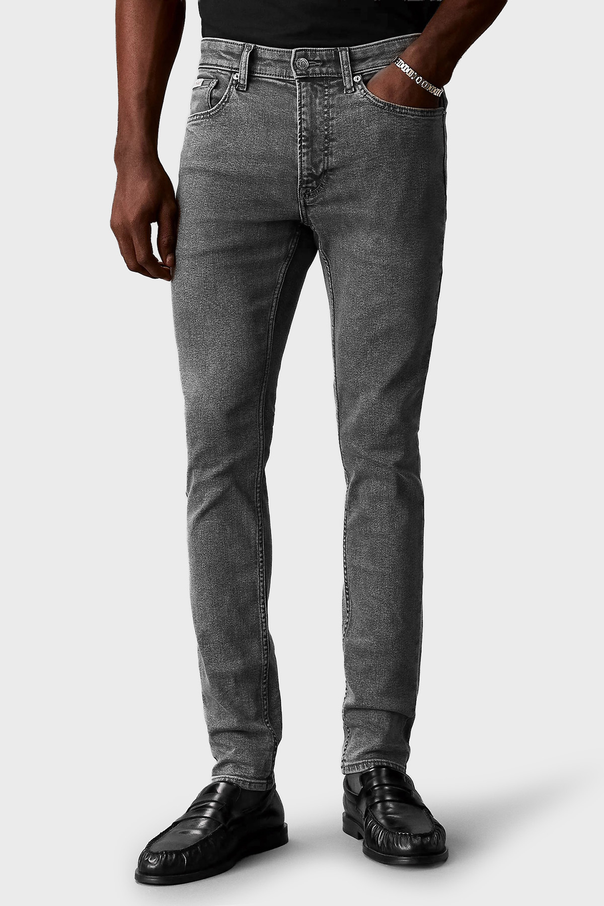 شلوار جینمردانهCalvin Kleinخاکستری