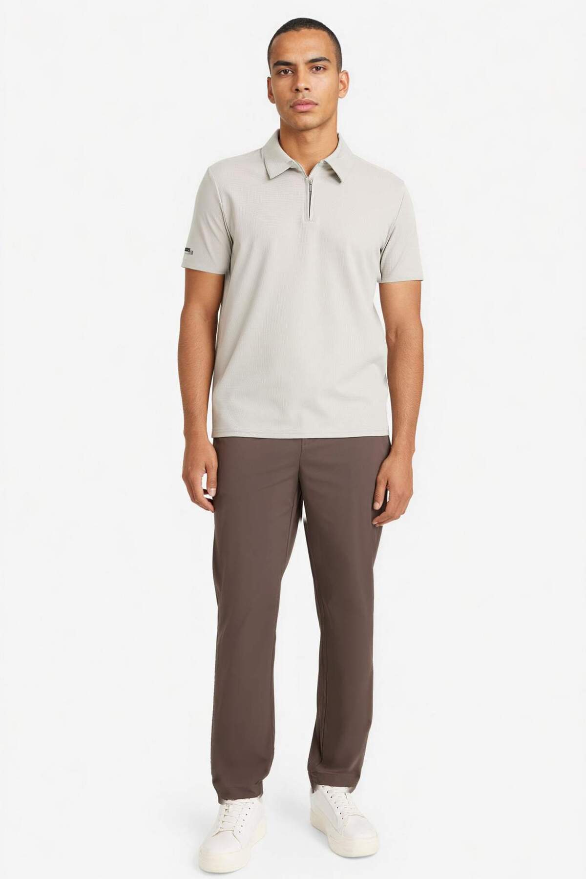Slim Fit Pantolon G1036AX26SP — قهوه‌ای — تصویر 5 از 8